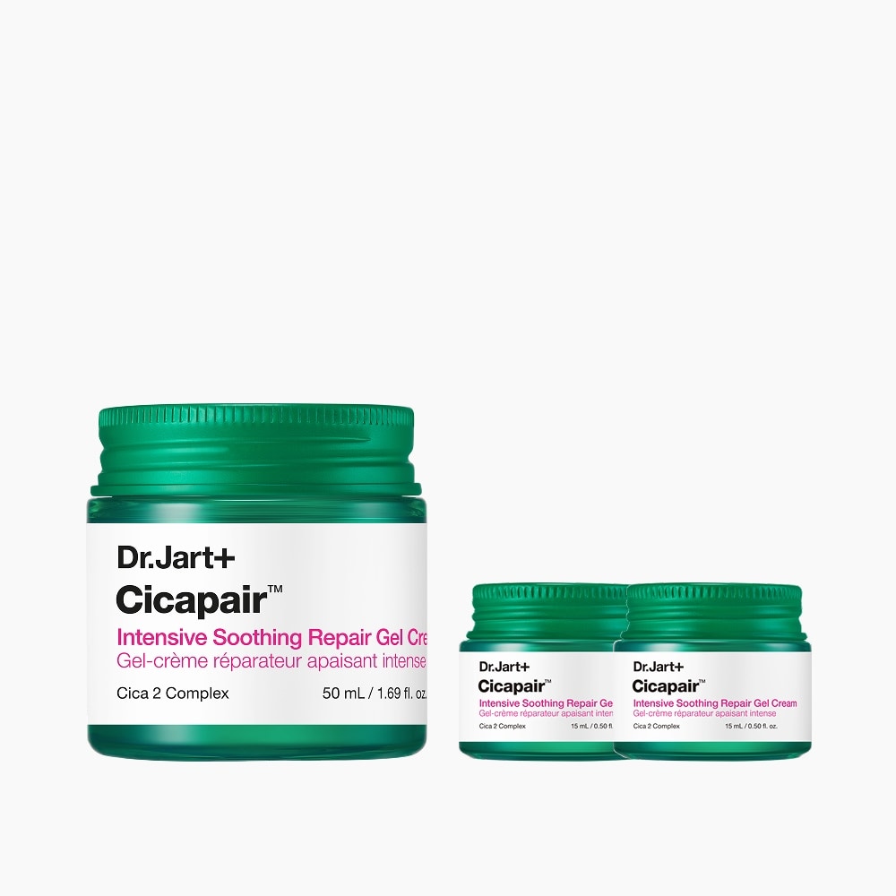 닥터자르트 시카페어 인텐시브 수딩 리페어 젤 크림(50ml +15ml*2) 기획세트