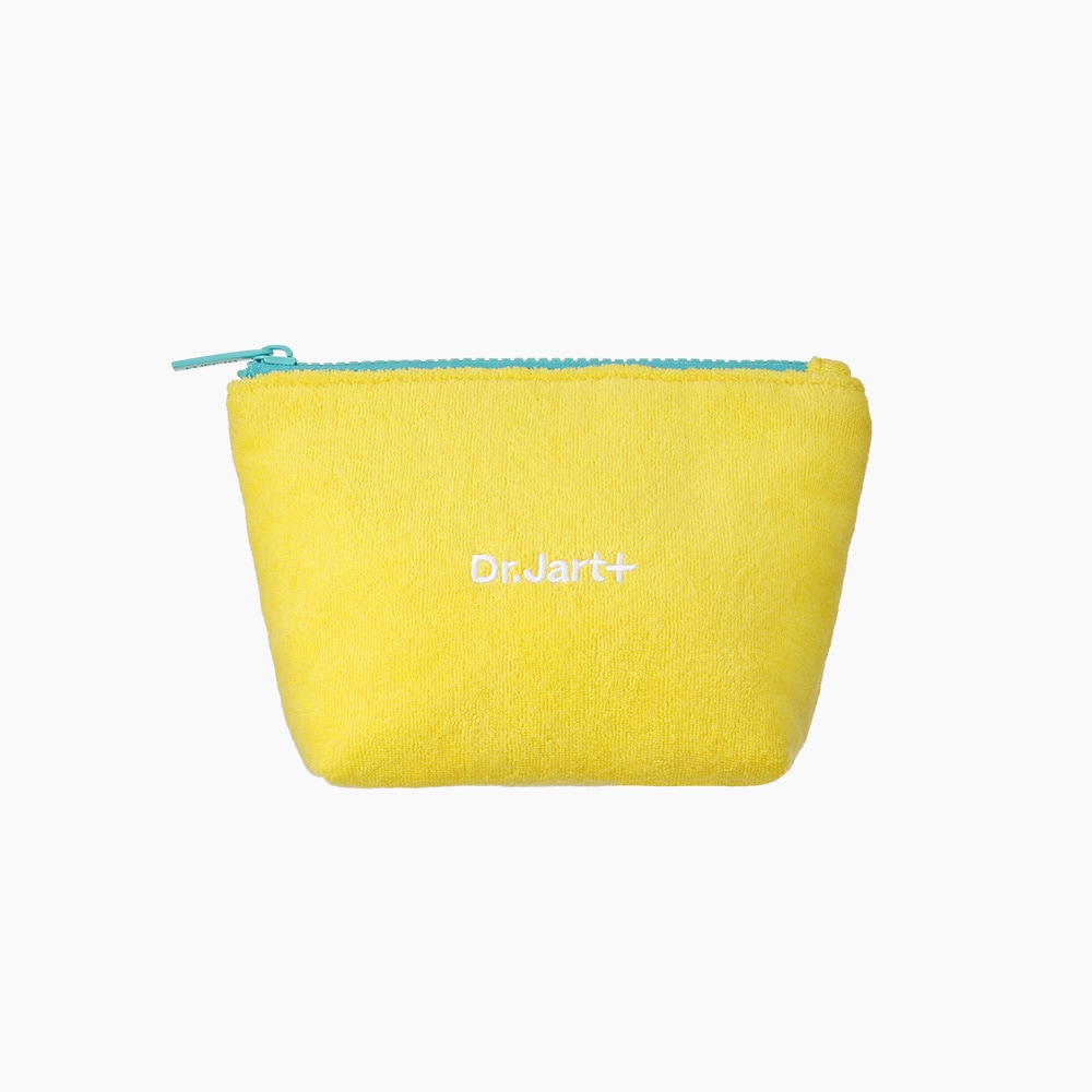 Pouch Dr.Jart+ cotton striped yellow
