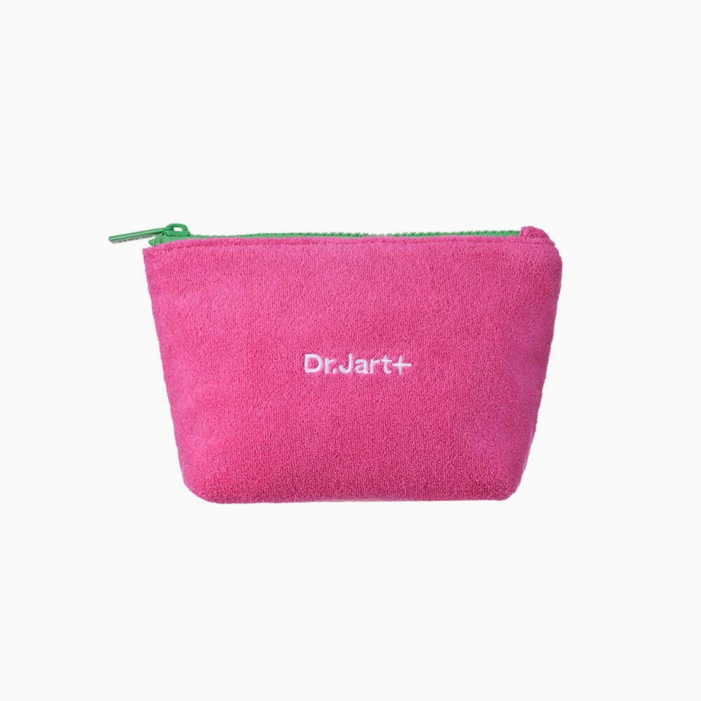 Pouch Dr.Jart+ cotton striped pink